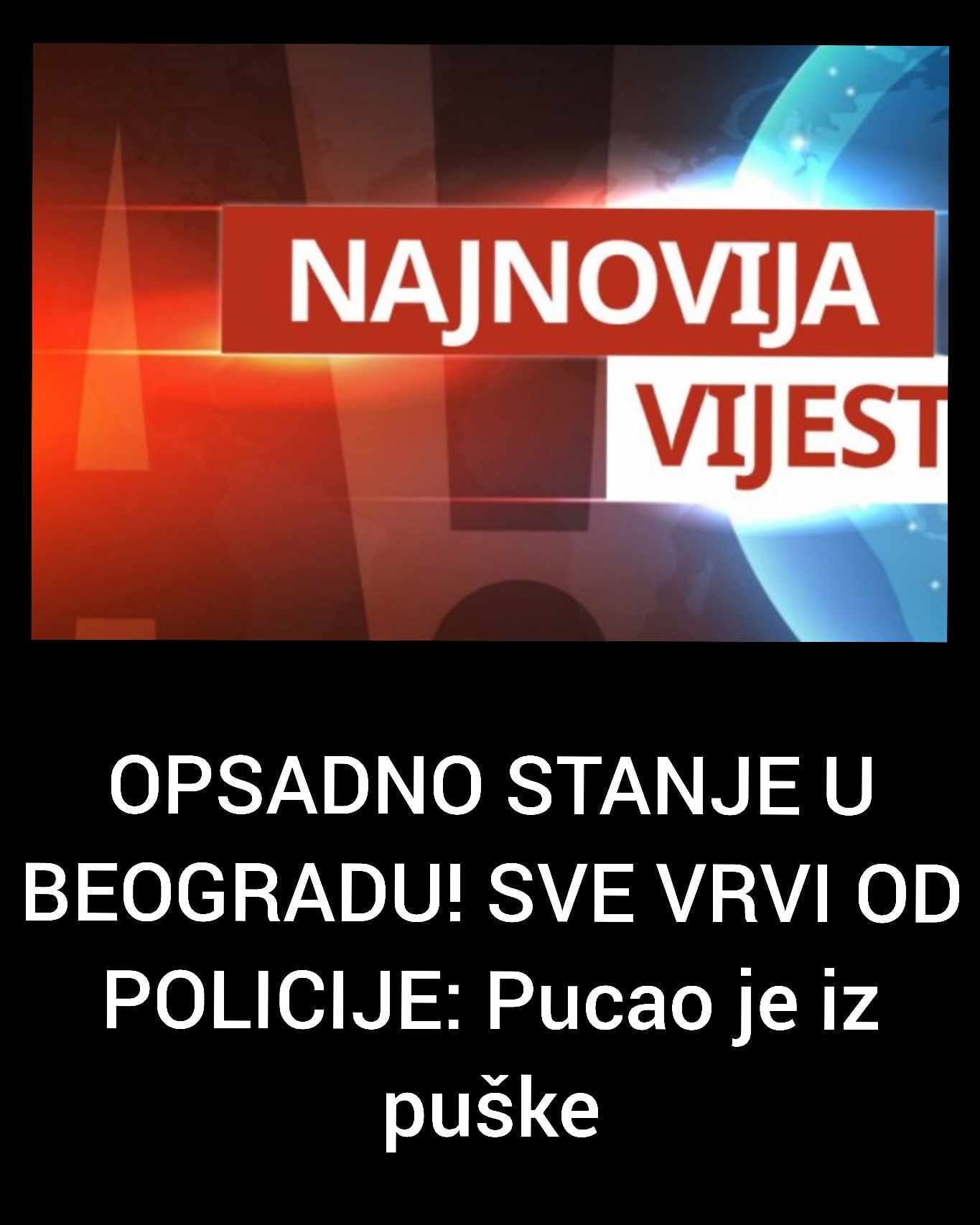 U beogradskom naselju Višnjička Banja danas oko 17 časova policija je tragala za naoružanim mladićem.