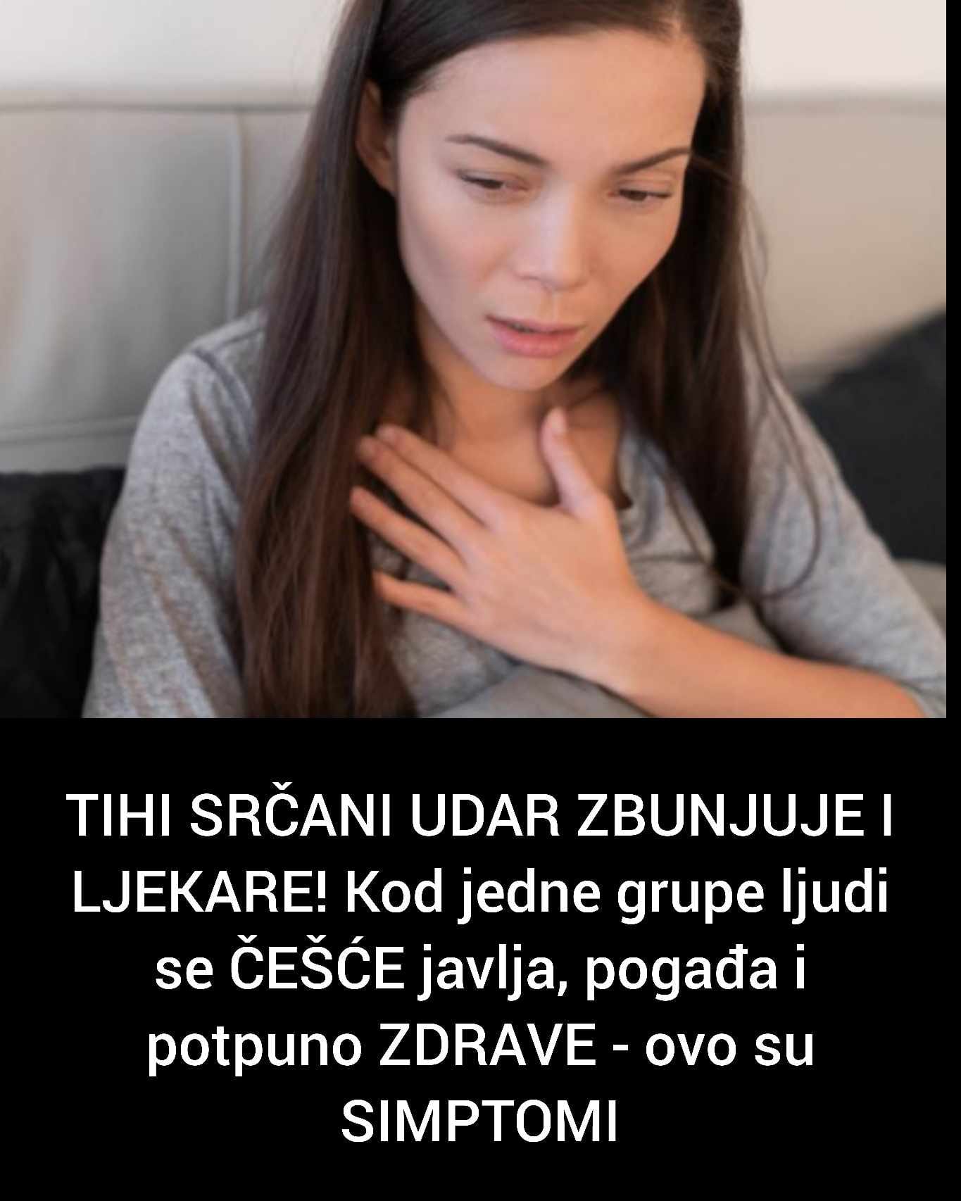 Kad čujemo “srčani udar” ta rečenica nas asocira na teško stanje.
