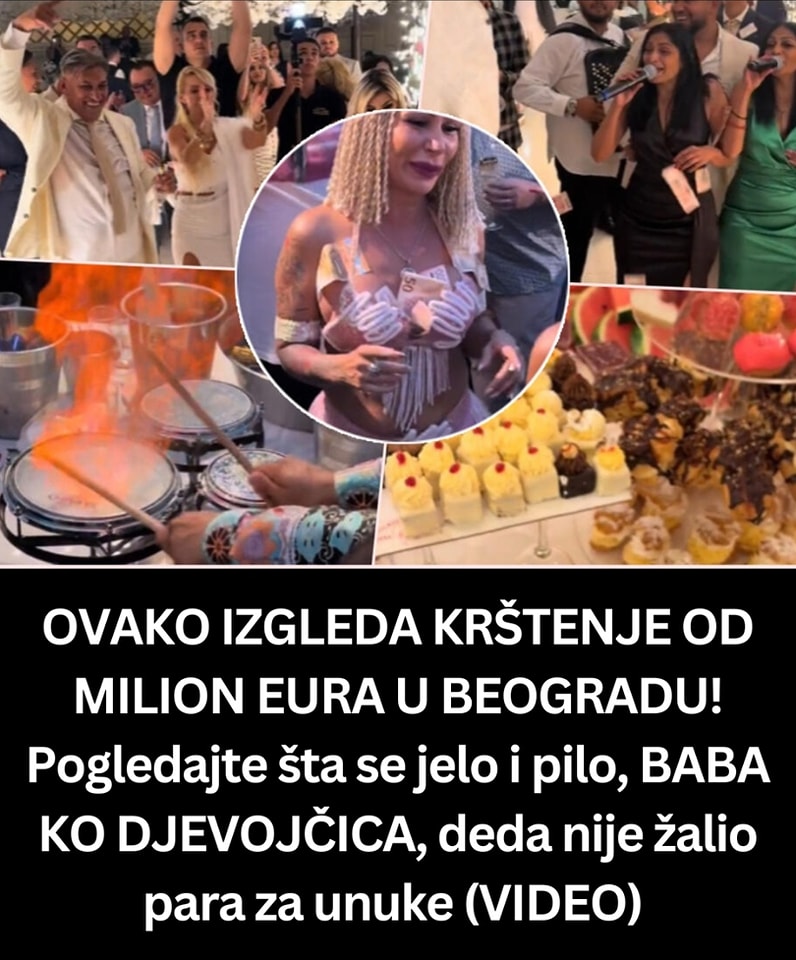 Na društvenim mrežama osvanuo je snimak krštenja u Beogradu