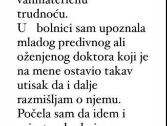 “Mlada sam, imala sam vanmateričnu trudnoću.