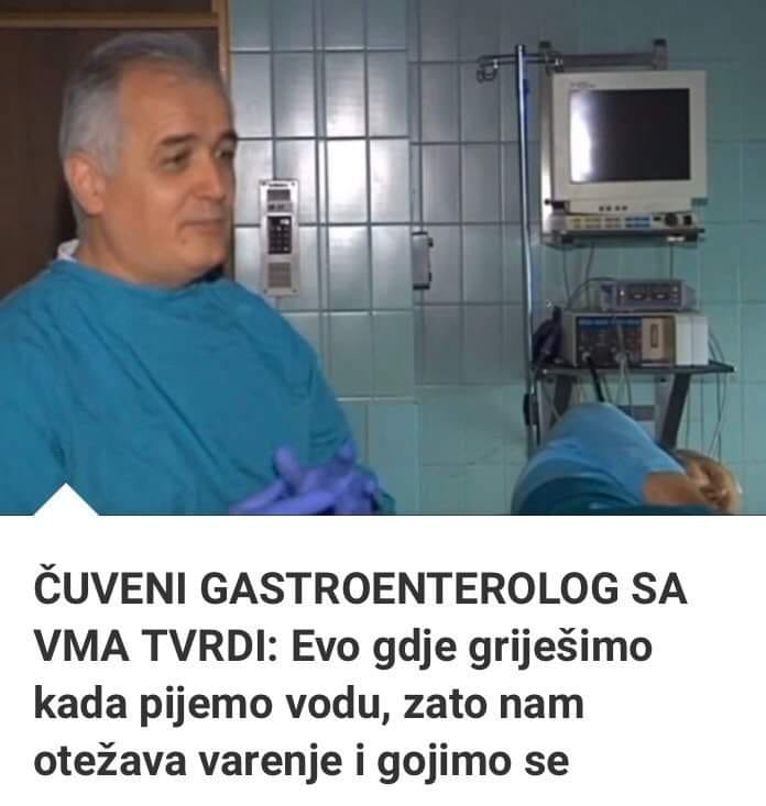 Gastroenterolog prof. dr Radoje Doder pričao je