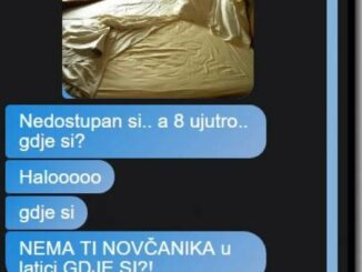 JUTROS SAM SE PROBUDILA I VIDIM NEMA MI