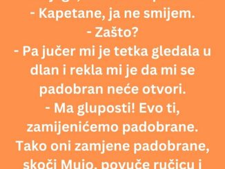 Mujo ode na skakanje padobranom, ali kad dođe red na njega