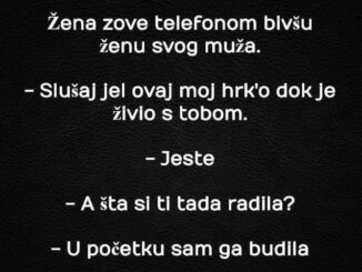 Žena zove telefonom bivšu ženu svog muža.