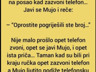 Mujo i njegova Fata sjede za ručkom prije nego