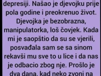 Sina je ostavila vjerenica pred svadbu, 5 godina je bio u depresiji.