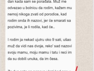 “Vjerovali ili ne, posvađali smo se na dan kada sam se porađala.