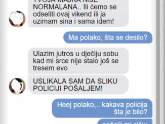 SUPRUGA MI JE UPLAKANA POSLALA PORUKU