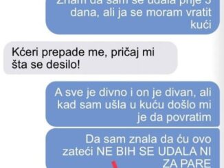 UDALA SAM SE PRIJE 3 DANA, KAD SAM UŠLA U SVEKRVINU KUĆU