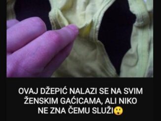 Maleni džepić sa unutrašnje strane gaćica nalazi se gotovo