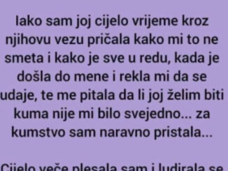 Jučer se udala moja najbolja prijateljica za mog bivšeg dečka… 