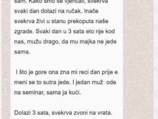 “Možda će me neki osuditi, ali morala sam. Kako smo se vjenčal
