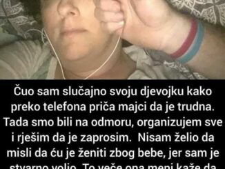 Svoju dragu kako je mami telefonom otkrila da je trudna