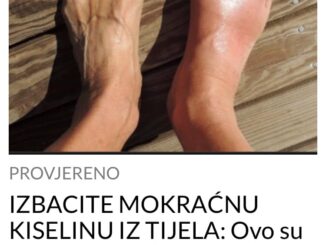 Nakupljanje mokraćne kiseline može prouzrokovati bol