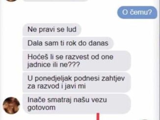 NATJERALA SAM LJUBAVNIKA DA OSTAVI DOSADNU