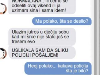 SUPRUGA MI JE UPLAKANA POSLALA PORUKU