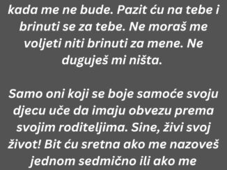 Cestitam ti rođendan dragi moj sine. Mama te voli najviše