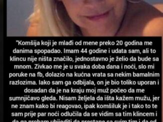 Komšija koji je mlađi od mene preko 20 godina me danima spopadao. 