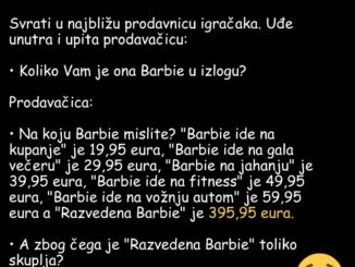 Ide Mujo kući sa posla i na putu se sjeti da mu kćerkica ima rođendan.