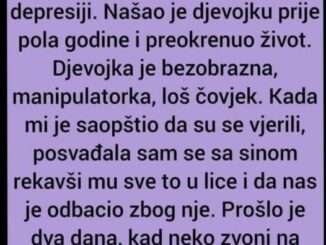 Sina je ostavila vjerenicu pred svadbu, 5 godina je bio u depresiji.