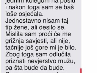 “Nakon 8 godina braka, jednostavno se desilo”