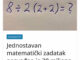 Ovaj matematički zadatak, iako na prvi pogled