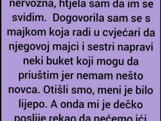 Upoznala sam roditelje od dečka na 8.Mart, bila sam baš nervozna, htjela sam da im se svidim. 