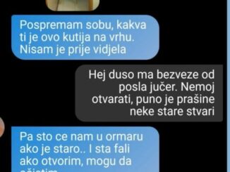 Pronašla sam staru kutiju na polici, MUŽ ME