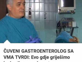 Gastroenterolog prof. dr Radoje Doder pričao je nedavno