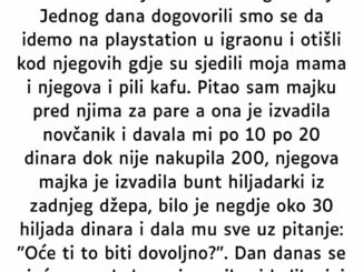 “Kad sam bio mali sa otprilike nekih 10 godina