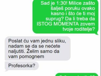 Nakon što je primetila da njen brak nije isti kao ranije