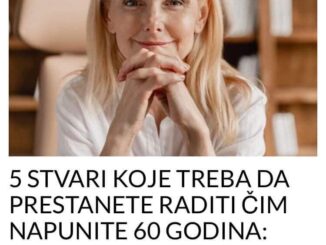 Saznajte kojih 5 stvari treba da prestanete da radite