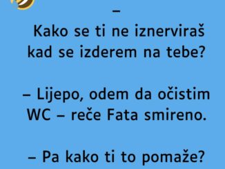 Jedan dan upita Mujo svoju ženu Fatu: – Kako se ti ne