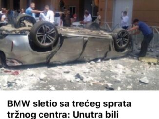 BMW sletio sa